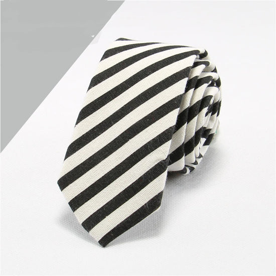 Cotton And Linen Tie Men&
