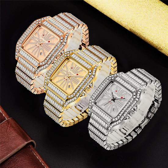 Hip Hop Full Diamond Large Dial Men&